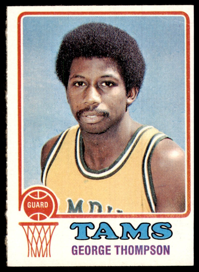 1973-74 Topps Basketball Card George Thompson A Memphis Tams #185