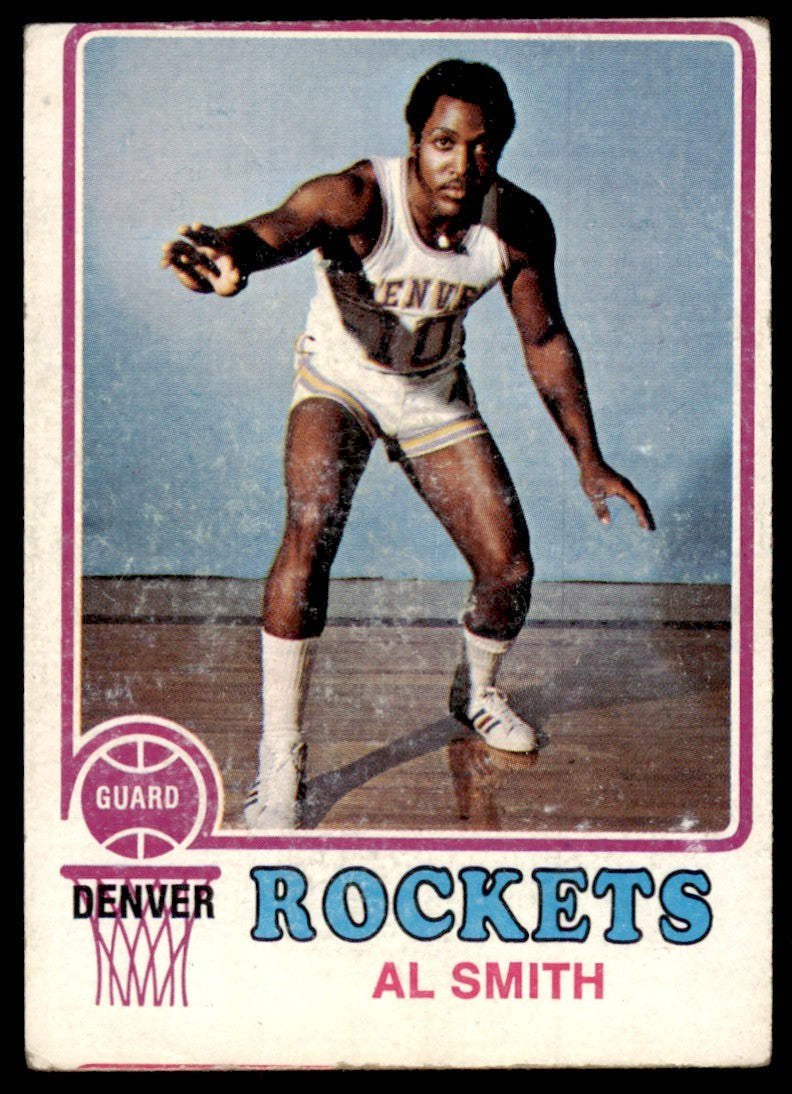 1973-74 Topps Basketball Card Al Smith Denver Rockets #181