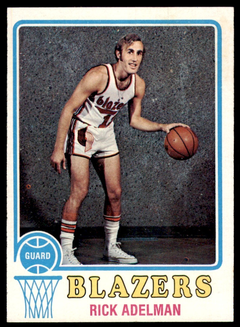 1973-74 Topps Baseball Card Rick Adelman A Portland Trail Blazers #27