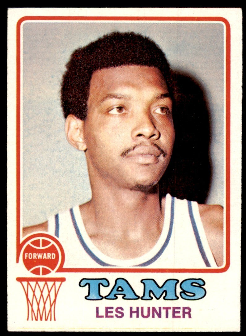 1973-74 Topps Baseball Card Les Hunter Memphis Tams #263