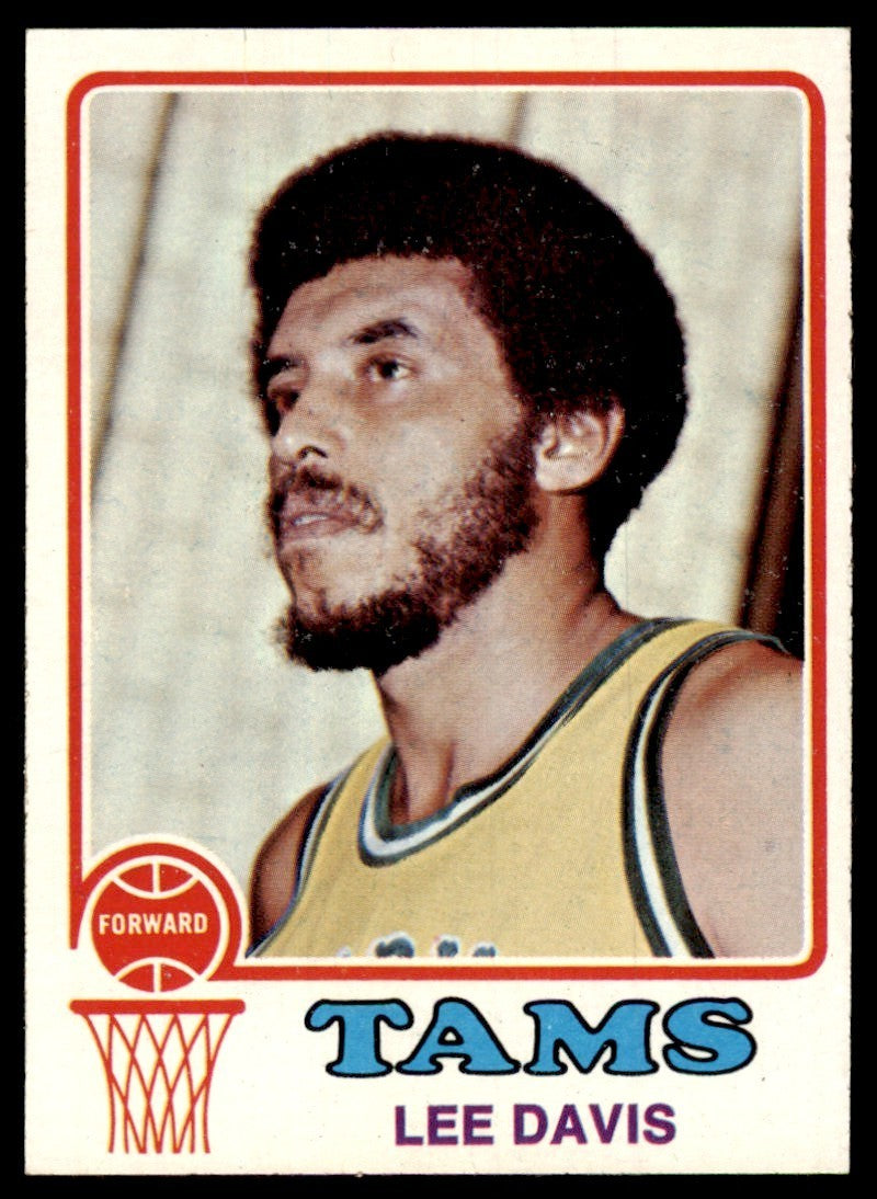 1973-74 Topps Baseball Card Lee Davis A Memphis Tams #253