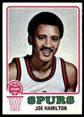 1973-74 Topps Basketball Card Joe Hamilton F San Antonio Spurs #224