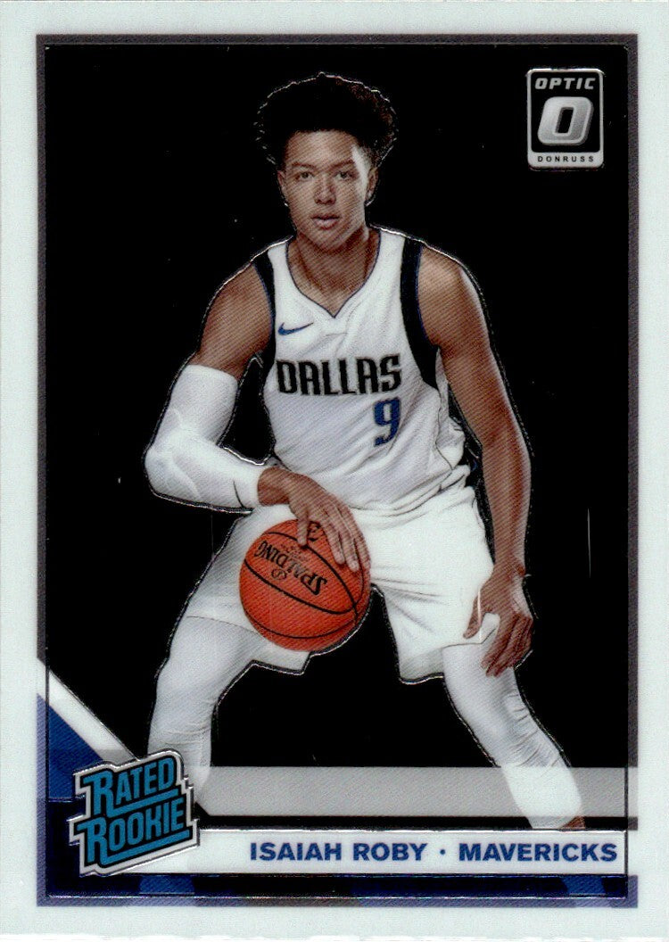 2019-20 Donruss Optic Basketball Card Isaiah Roby Rookie Dallas Mavericks #191