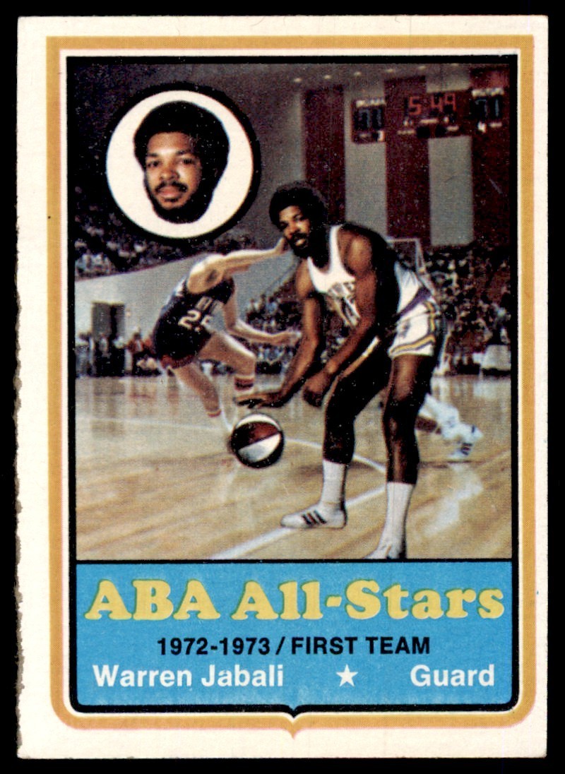 1973-74 Topps Basketball Card Warren Jabali A Denver Rockets #220