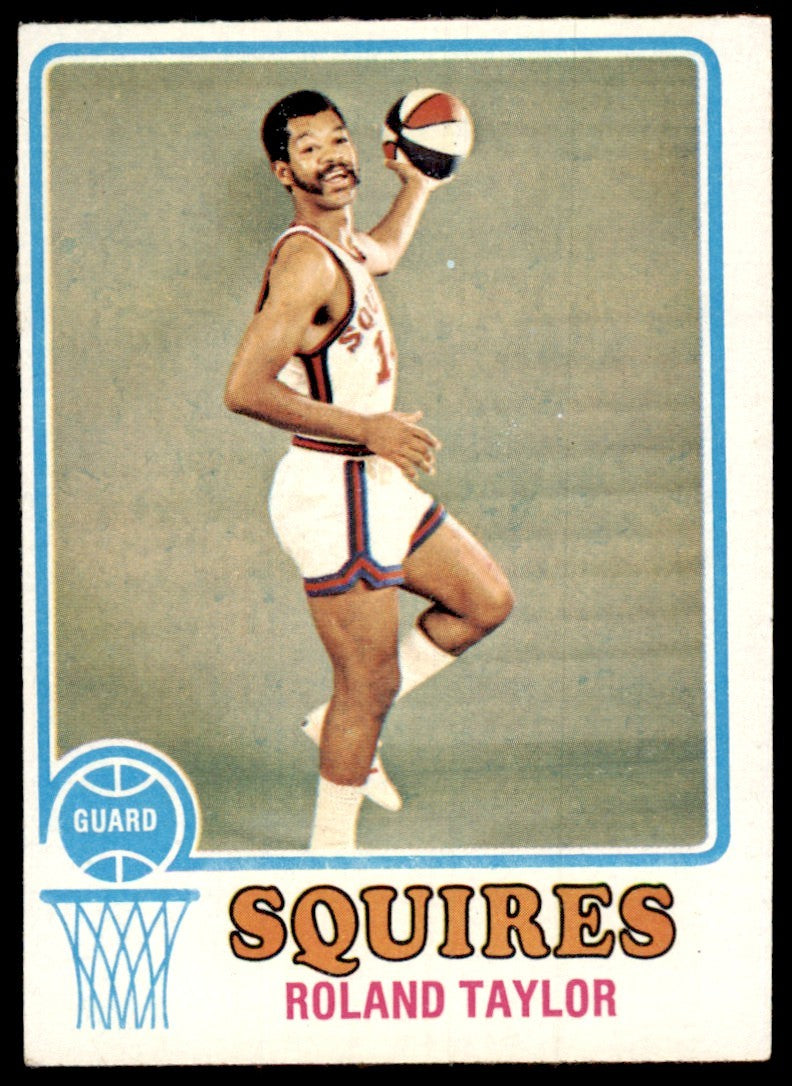 1973-74 Topps Basketball Card Roland Taylor Virginia Squires #214