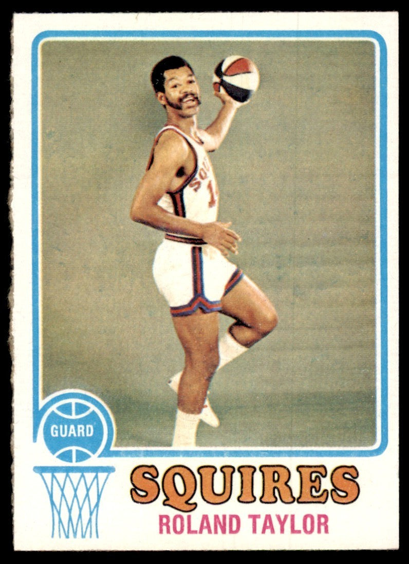 1973-74 Topps Basketball Card Roland Taylor A Virginia Squires #214