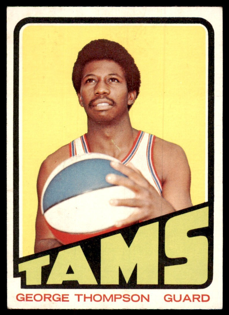 1972-73 Topps Basketball Card (Damaged) George Thompson Memphis Tams #221