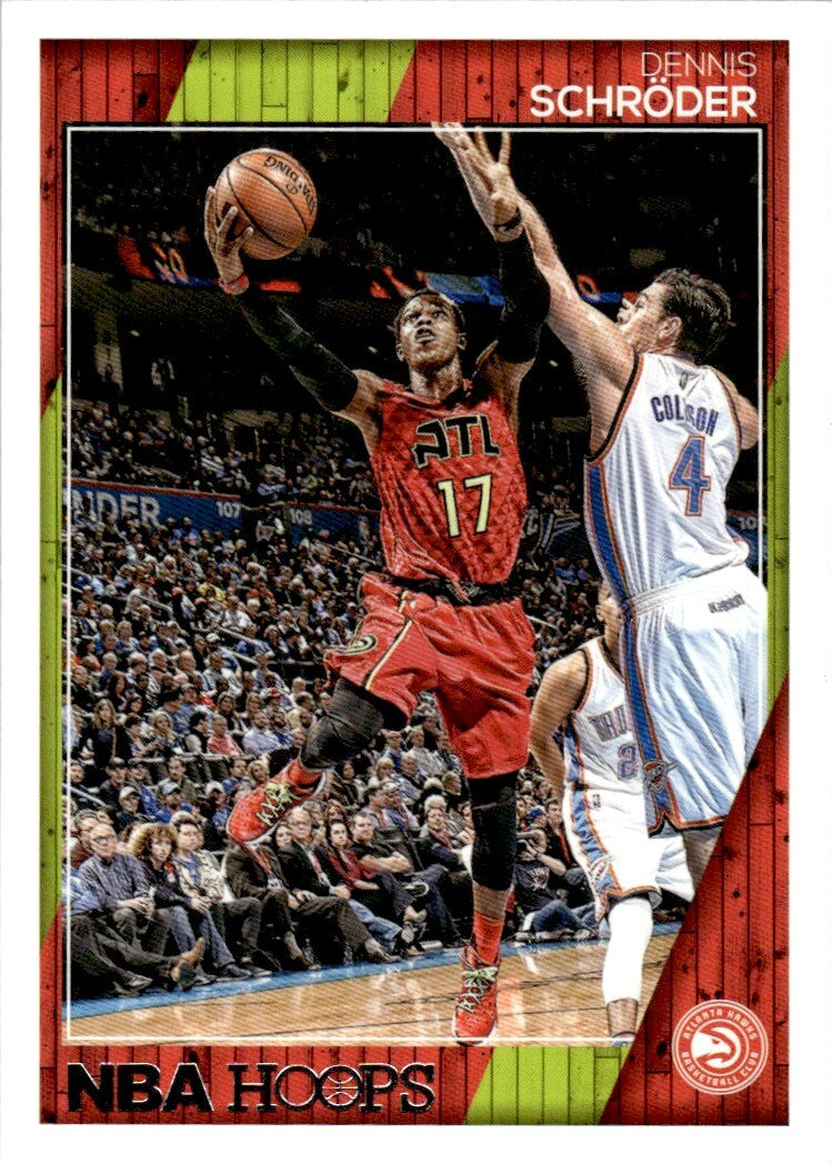 2016-17 Hoops Basketball Card Dennis Schroder Atlanta Hawks #41