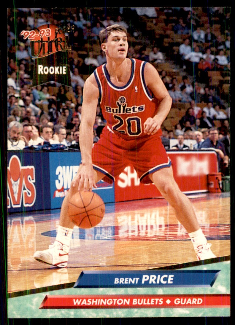 1992-93 Fleer-Ultra Brent Price Basketball Cards #372