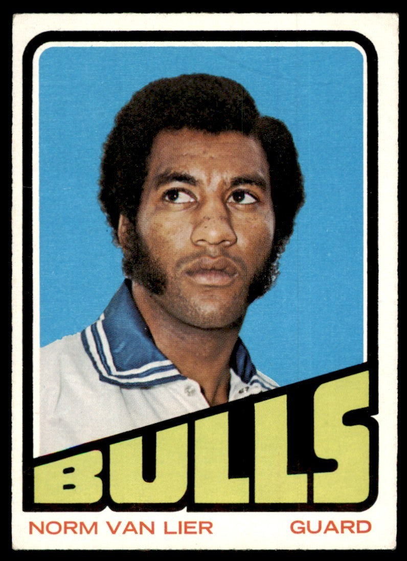 1972-73 Topps Basketball Card (Damaged) Norm Van Lier B Chicago Bulls #111