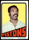 1972-73 Topps Basketball Card (Damaged) Fred Foster Detroit Pistons #66