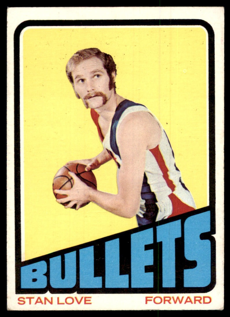 1972-73 Topps Basketball Card (Damaged) Stan Love A Baltimore Bullets #2