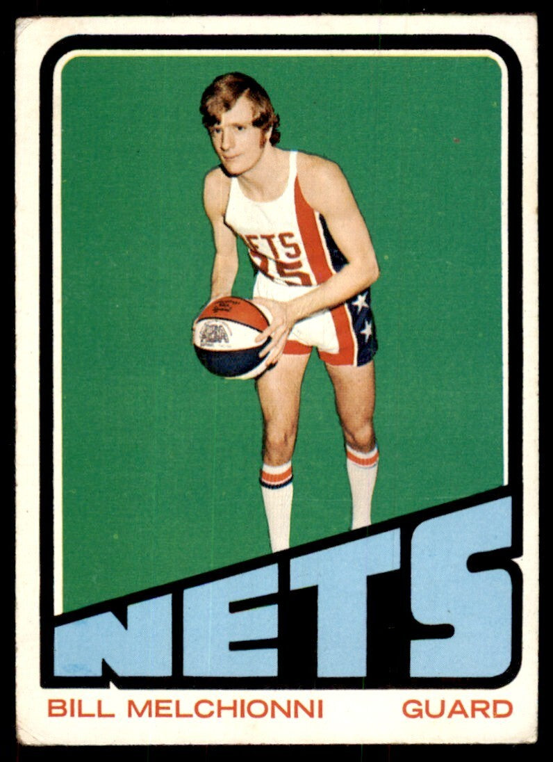 1972-73 Topps Basketball Card Bill Melchionni New York Nets #225