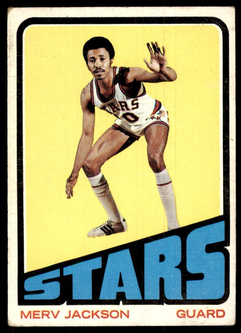1972-73 Topps Basketball Card Merv Jackson A Utah Stars #233
