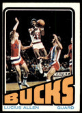 1972-73 Topps Basketball Card Lucius Allen Milwaukee Bucks #145