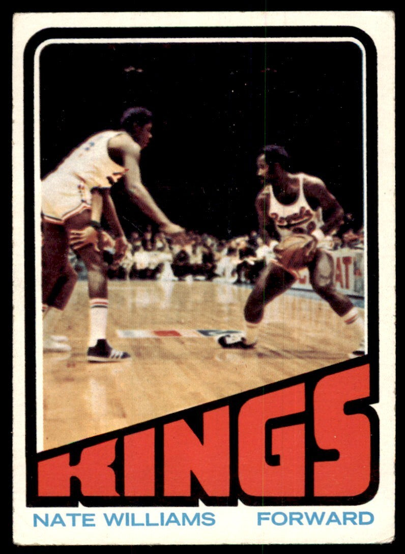 1972-73 Topps Basketball Card Nate Williams B KC-Omaha Kings #151