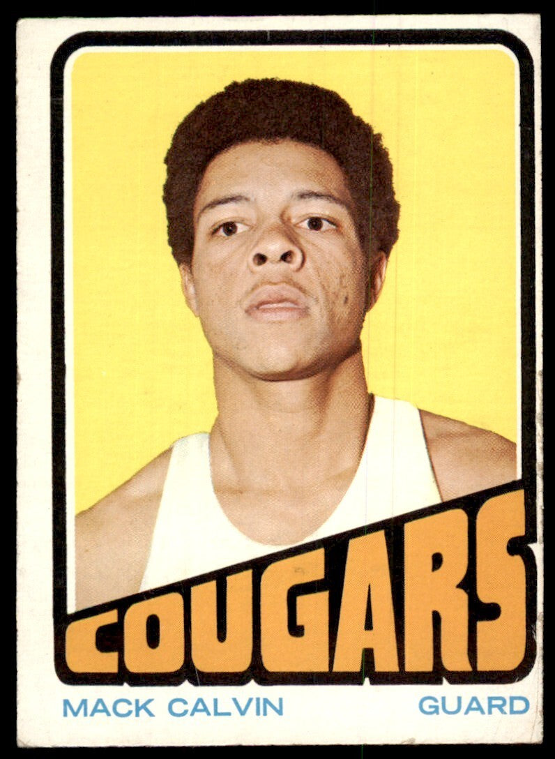 1972-73 Topps Basketball Card Mack Calvin Carolina Cougars #179