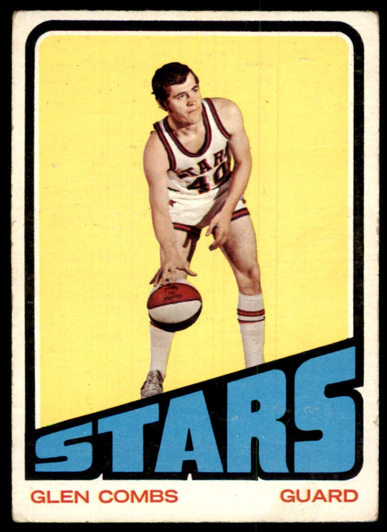1972-73 Topps Basketball Card Glen Combs Utah Stars #194