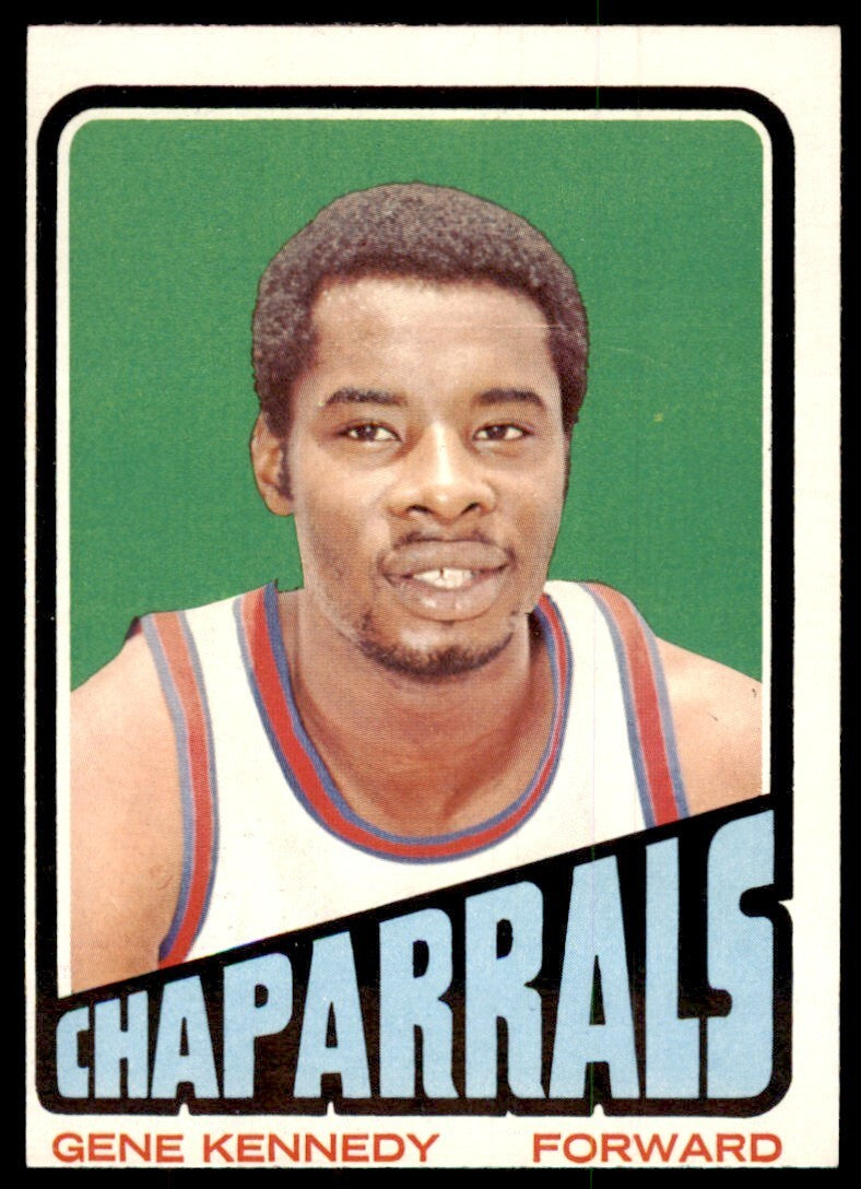 1972-73 Topps Basketball Card Gene Kennedy C Dallas Chaparrals #208