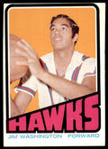 1972-73 Topps Basketball Card Jim Washington Atlanta Hawks #22