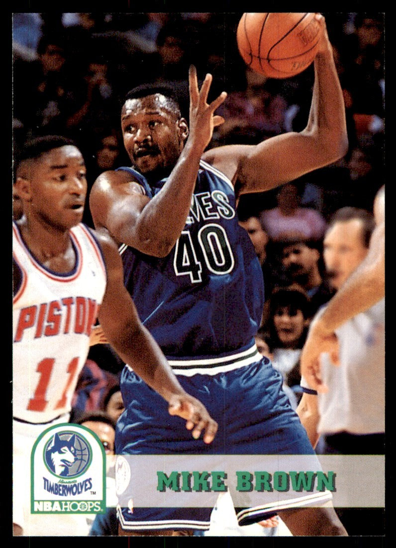 1993-94 NBA Hoops Mike Brown Basketball cards #366