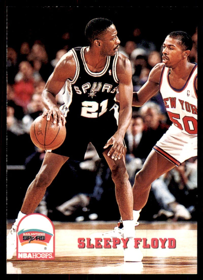 1993-94 NBA Hoops Sleepy Floyd Basketball cards #404