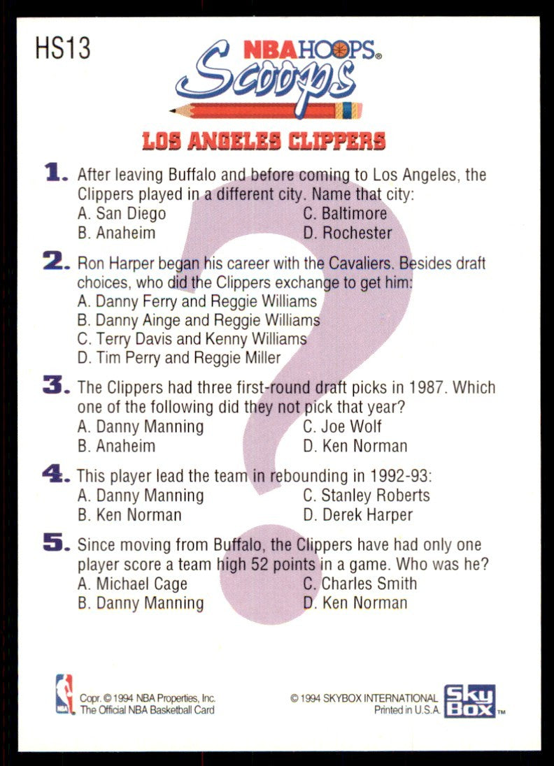 1993-94 NBA Hoops James Worthy Basketball cards #HS13