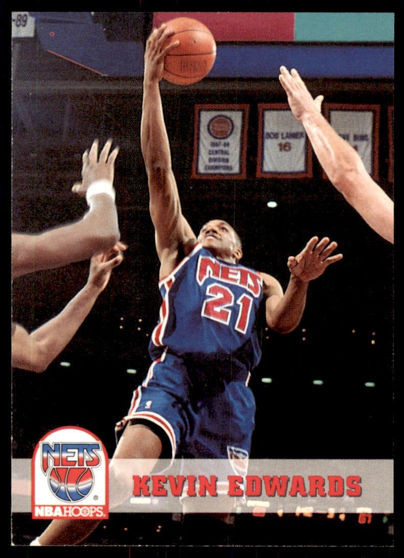 1993-94 NBA Hoops Kevin Edwards Basketball cards #370