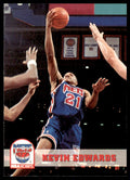 1993-94 NBA Hoops Kevin Edwards (100) Basketball cards #370