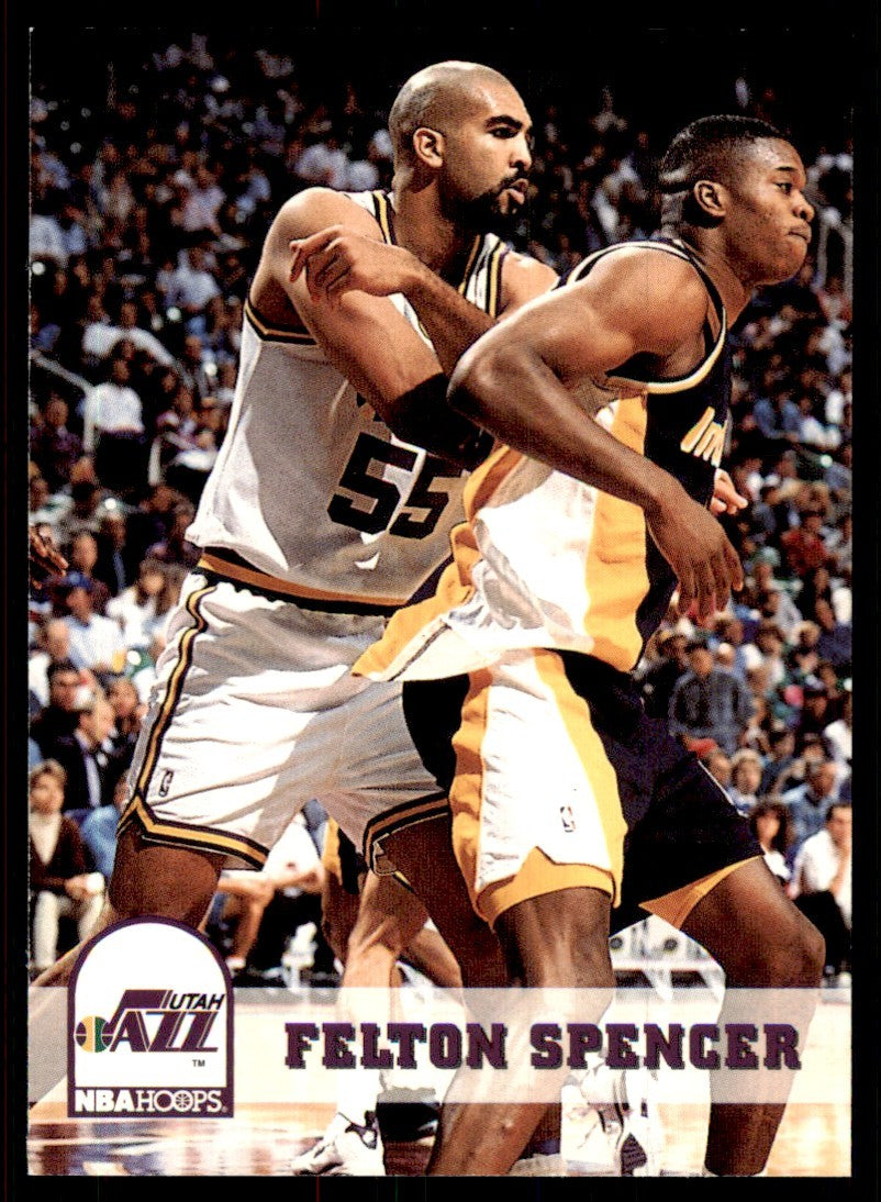 1993-94 Hoops Felton Spencer (101) Basketball Cards #414