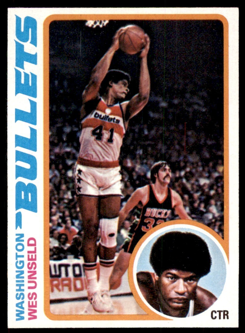 1978-79 Topps Basketball Card Wes Unseld D Washington Bullets #7
