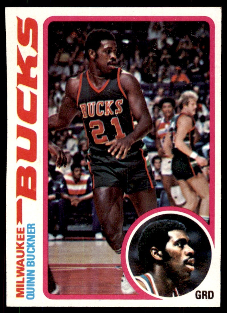 1978-79 Topps Basketball Card Quinn Buckner M Milwaukee Bucks #29
