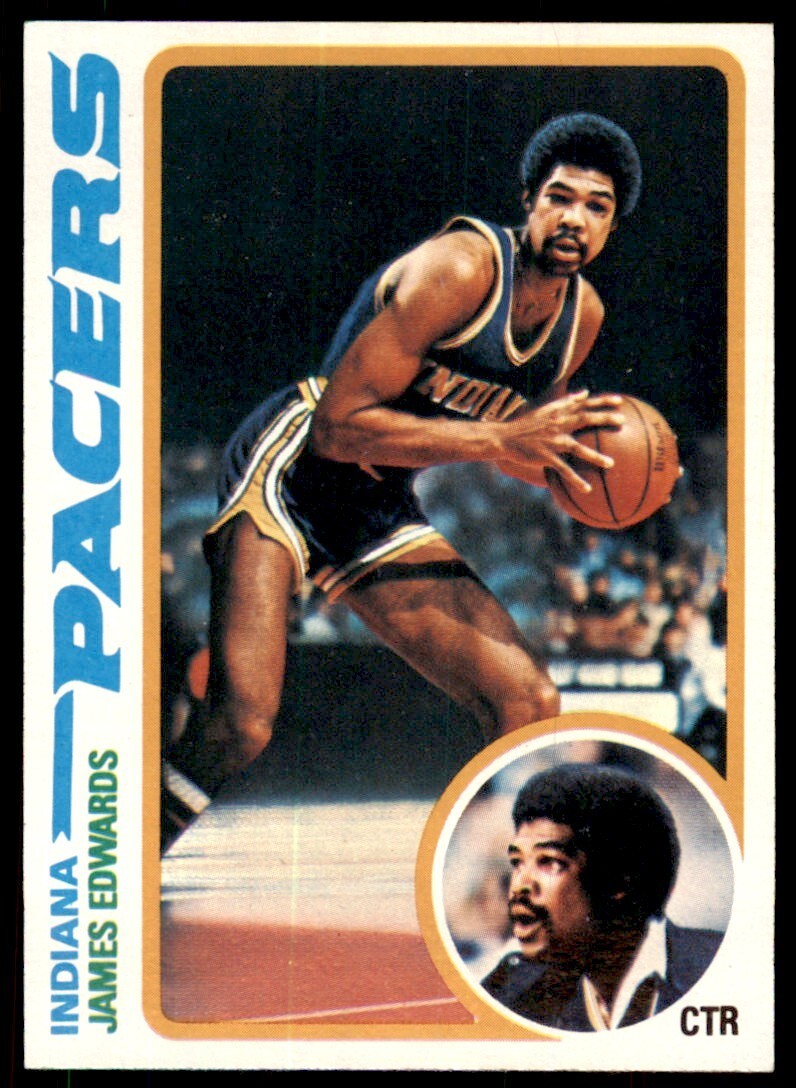 1978-79 Topps Basketball Card James Edwards Indiana Pacers #27
