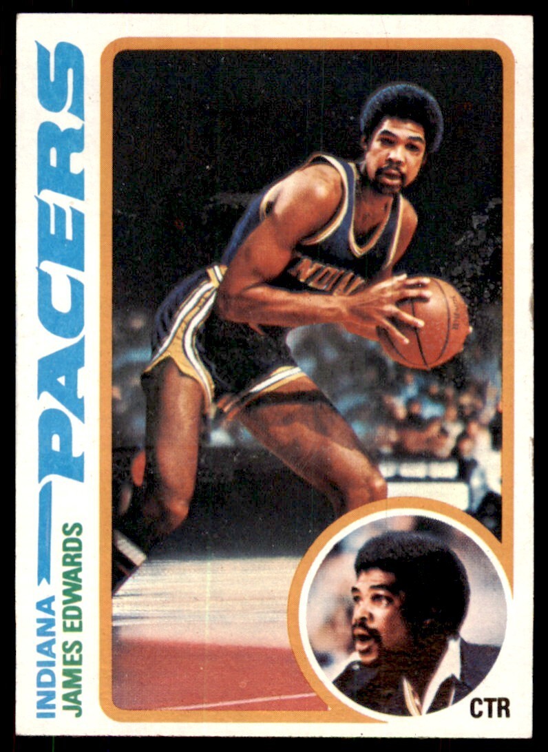 1978-79 Topps Basketball Card James Edwards C Indiana Pacers #27
