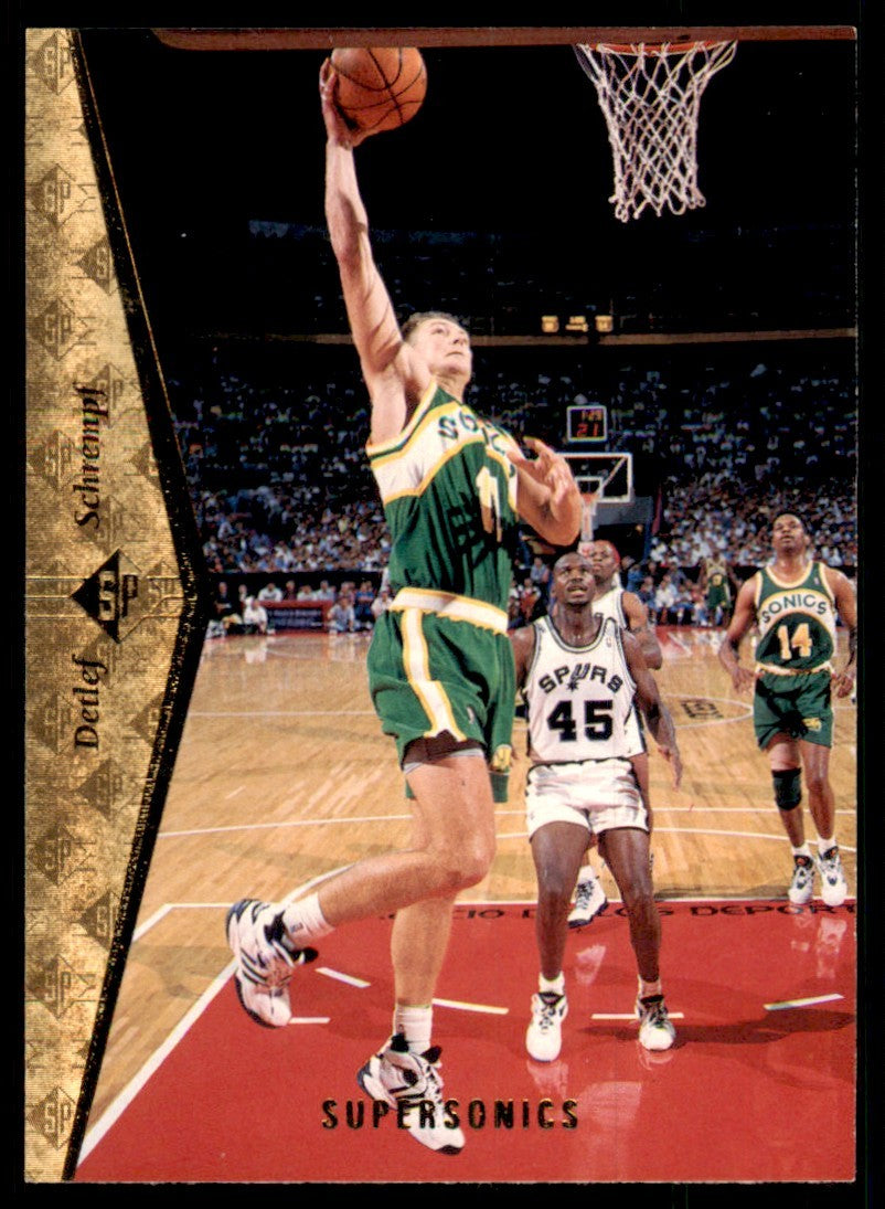 1994-95 Upper Deck SP Detlef Schrempf Basketball Cards #153