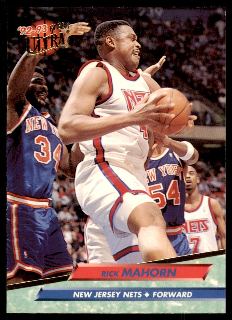 1992-93 Fleer Ultra Cards Rick Mahorn Basketball Cards #316