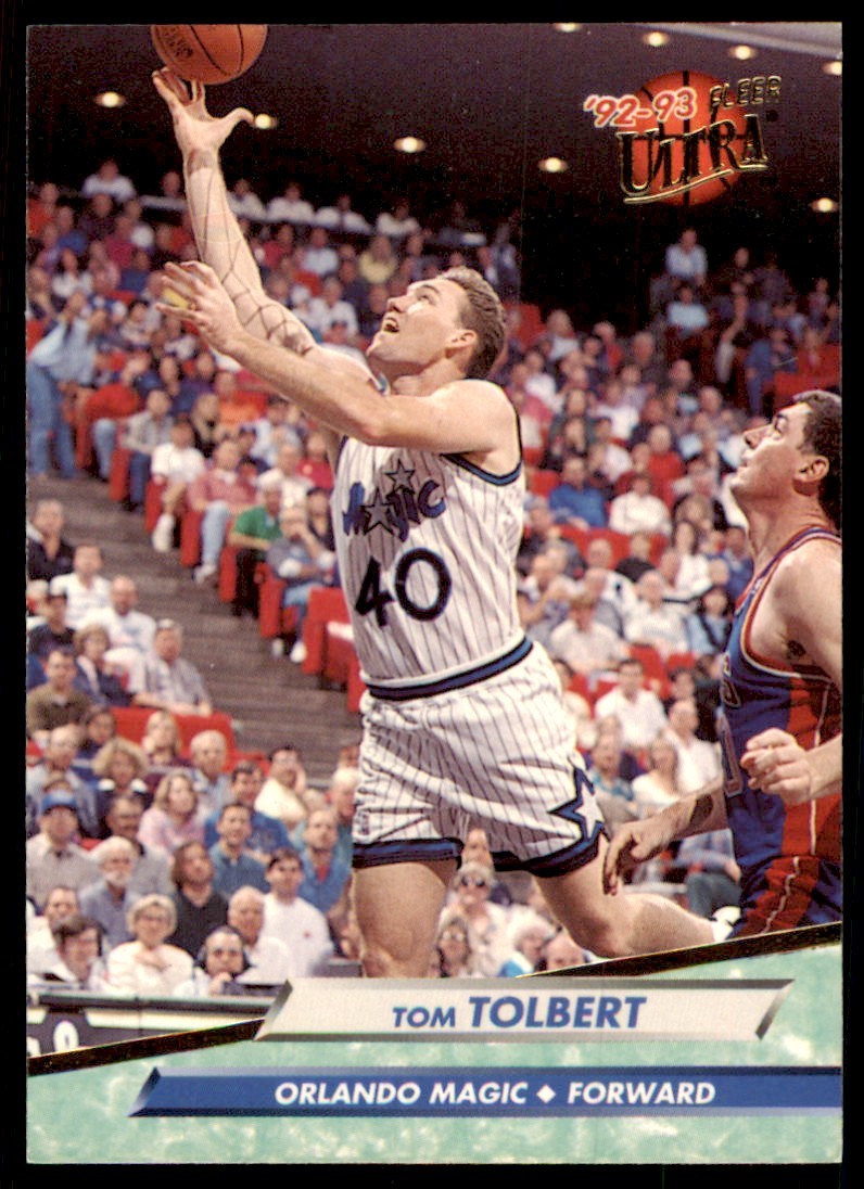 1992-93 Fleer Ultra Cards Tom Tolbert Basketball Cards #329