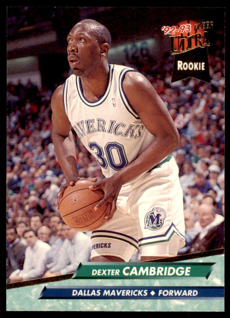 1992-93 Fleer Ultra Cards Dexter Cambridge Basketball Cards #245