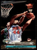 1992-93 Fleer Ultra Cards Derrick Coleman. Basketball Cards #210