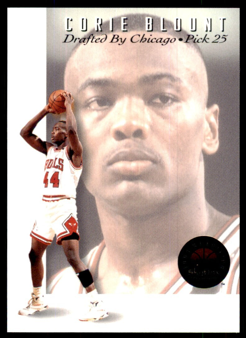 1993-94 SkyBox Basketball Card Corie Blount Chicago Bulls #DP25
