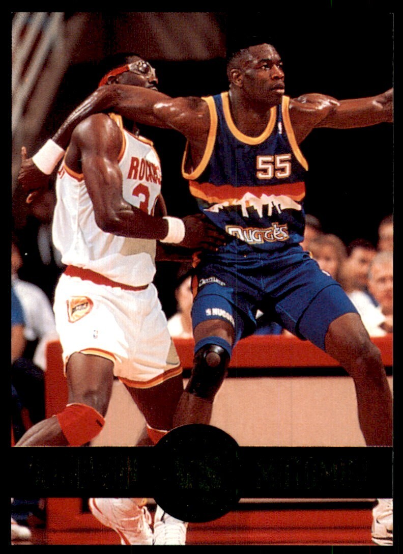 1993-94 SkyBox Basketball Card Olajuwon vs Mutombo #SS4