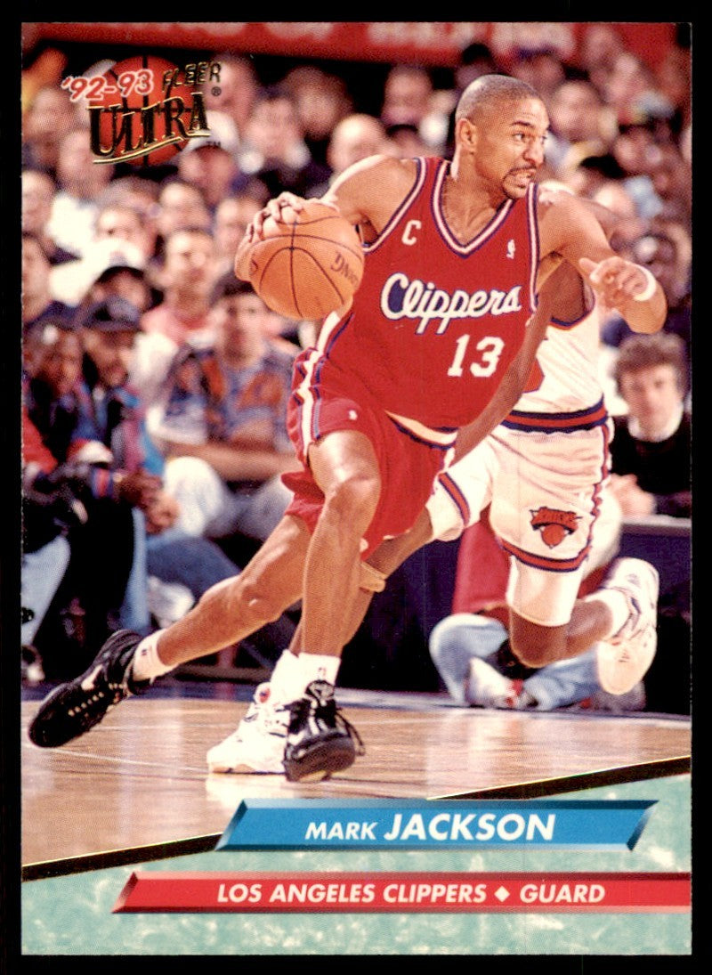 1992-93 Fleer Ultra Cards Mark Jackson Basketball Cards #279