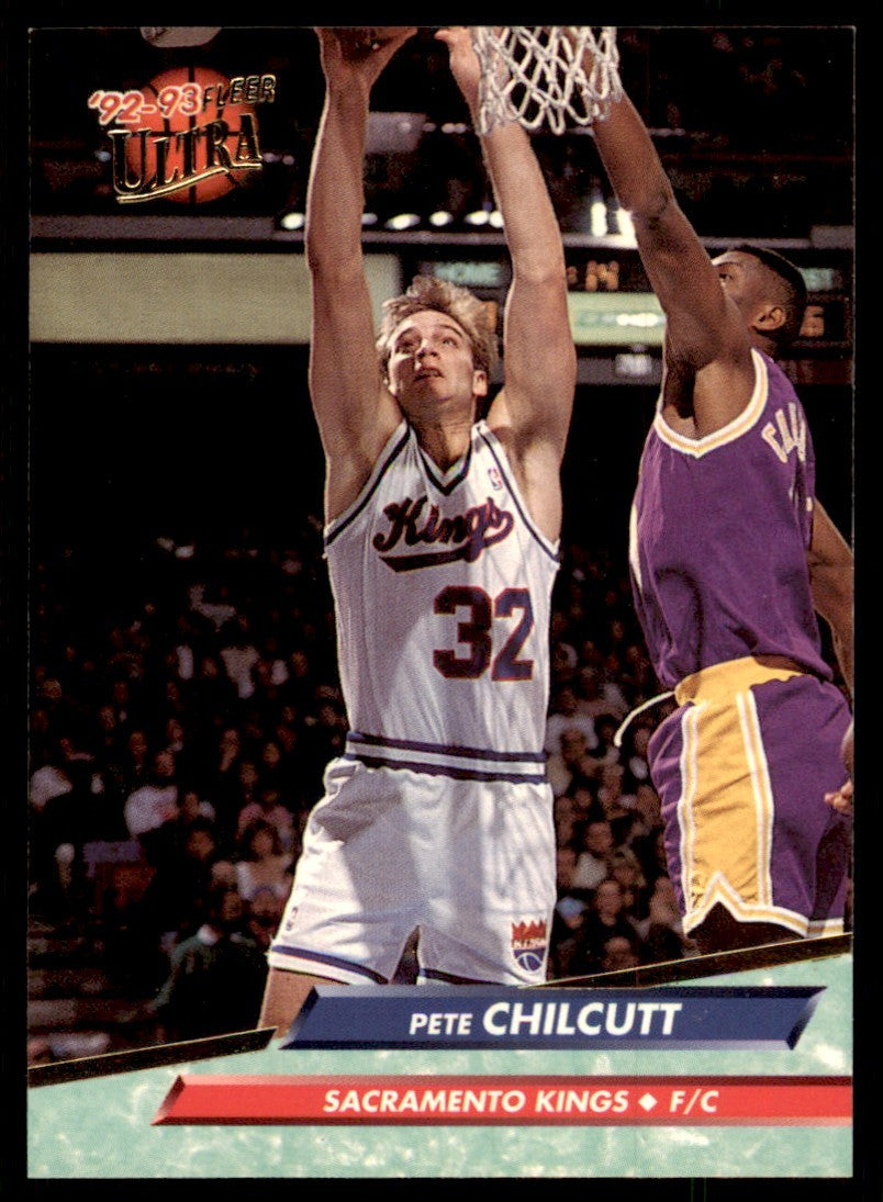 1992-93 Fleer Ultra Cards Pete Chilcutt Basketball Cards #348