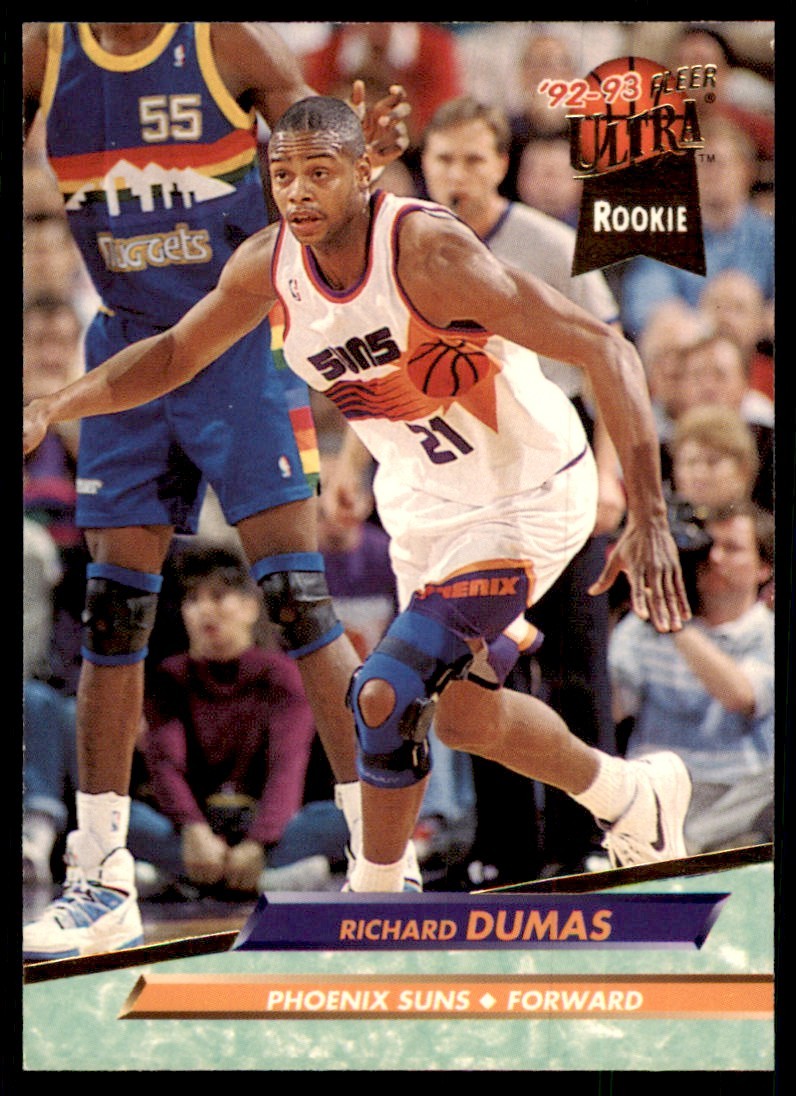 1992-93 Fleer Ultra Richard Dumas Basketball Cards #338