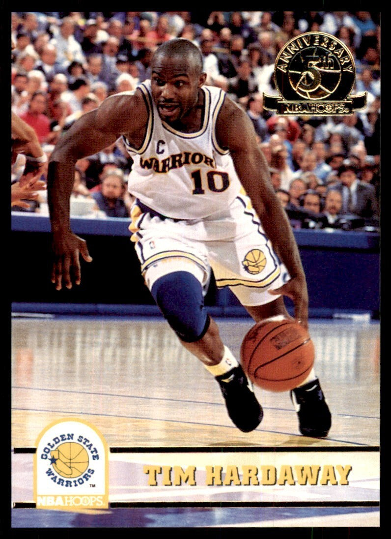 1993-94 NBA Hoops Basketball Card Tim Hardaway Golden State Warriors #69
