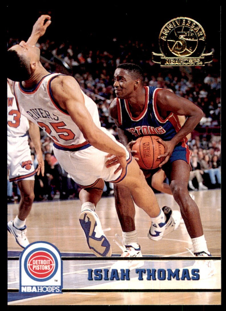 1993-94 NBA Hoops Basketball Card Isiah Thomas Detroit Pistons #67