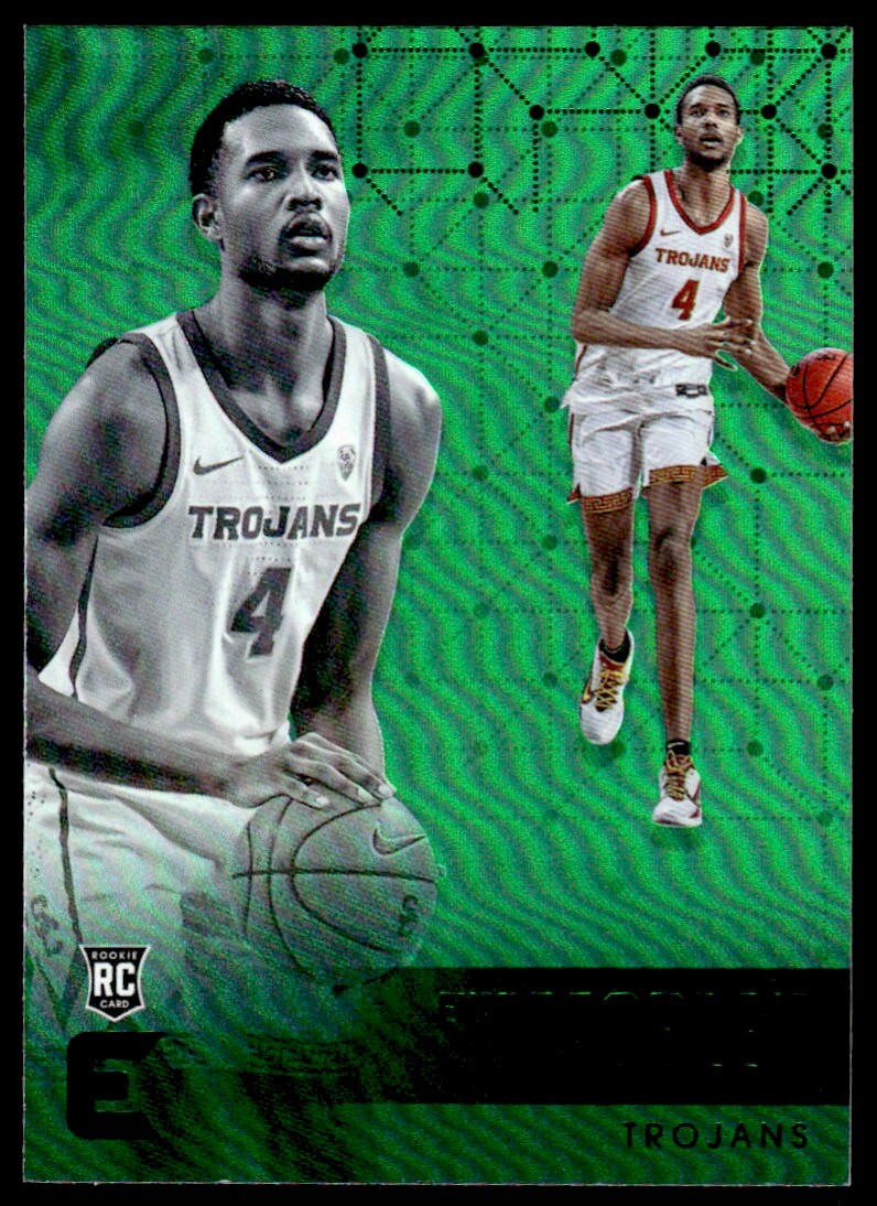 2021-22 Panini Essentials Draft Picks Basketball Card Evan Mobley USC Trojans