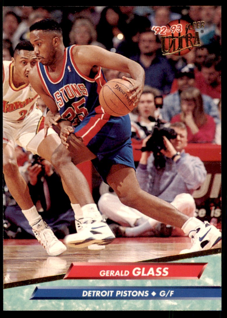 1992-93 Fleer Ultra Gerald Glass Basketball Cards #257