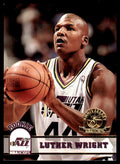 1993-94 NBA Hoops Basketball Card Luther Wright Rookie Utah Jazz #415