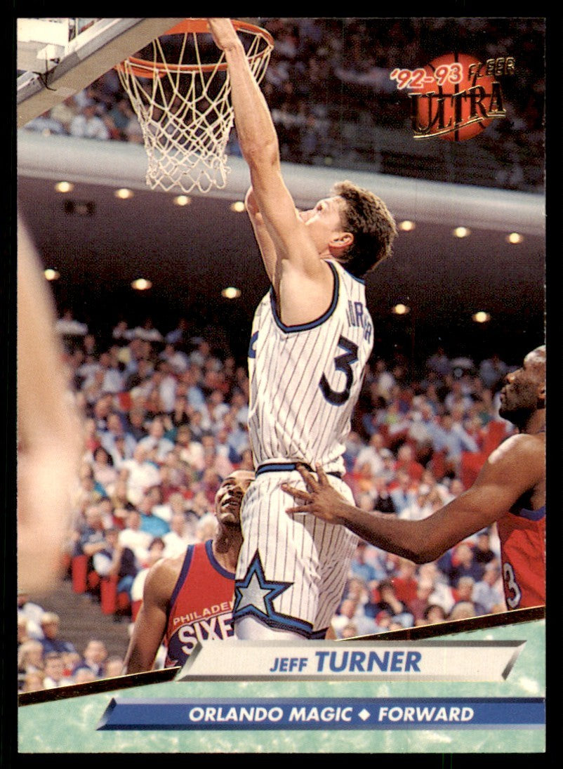 1992-93 Fleer Ultra Jeff Turner Basketball Cards #330